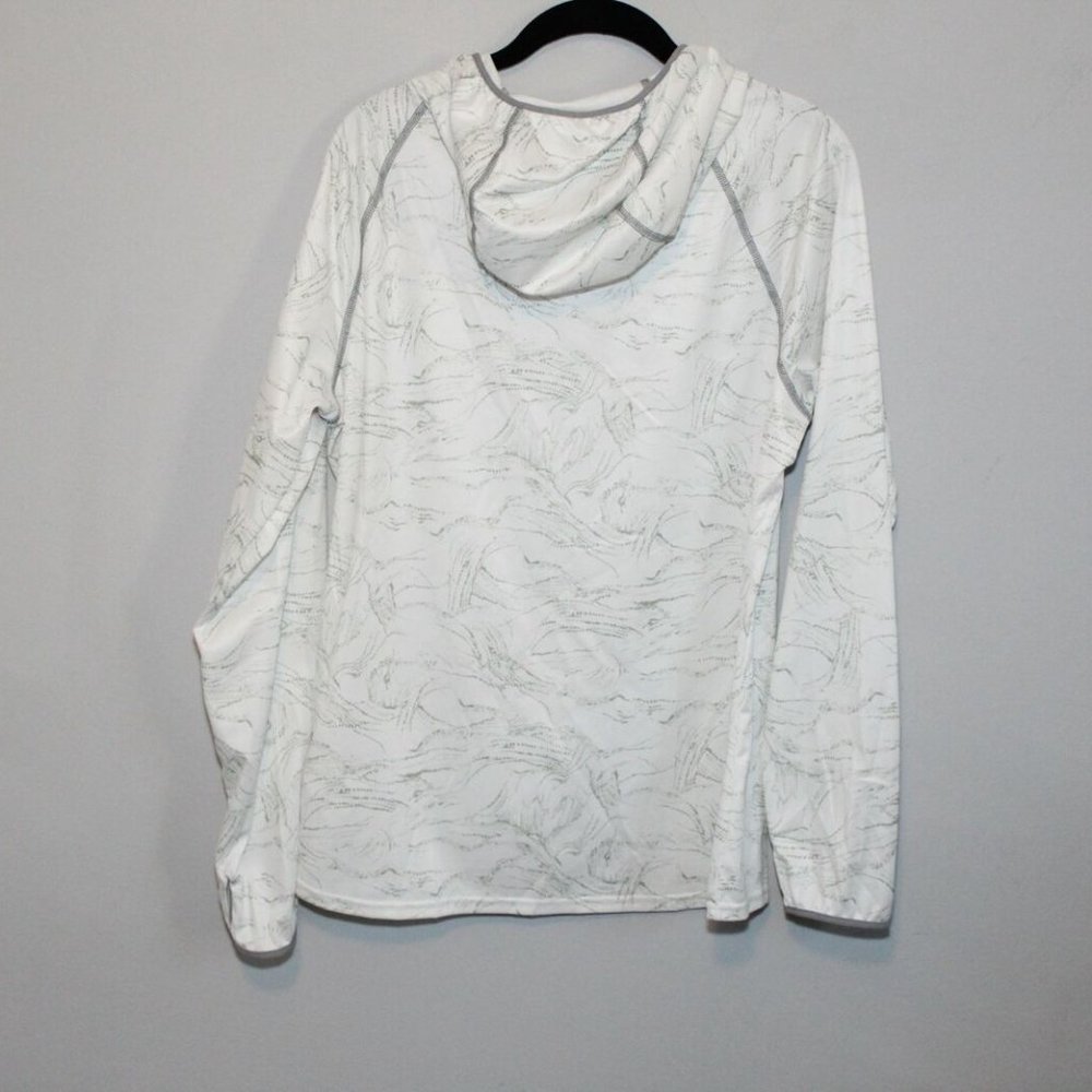 Patagonia Sunshade Hoody Birch White Hooded Pullover Women's Size Large H11896 - Picture 12 of 12